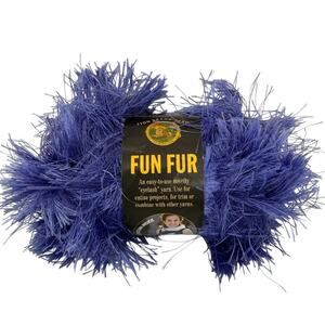 Lion Brand Yarns Fun Fur Violet #191 1.75 oz 64 Yards Polyester
